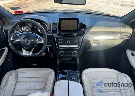 2017 Mercedes-Benz Gls 63 Amg 4Matic z USA, uszkodzony, nr VIN 4JGDF7FE7HA897346